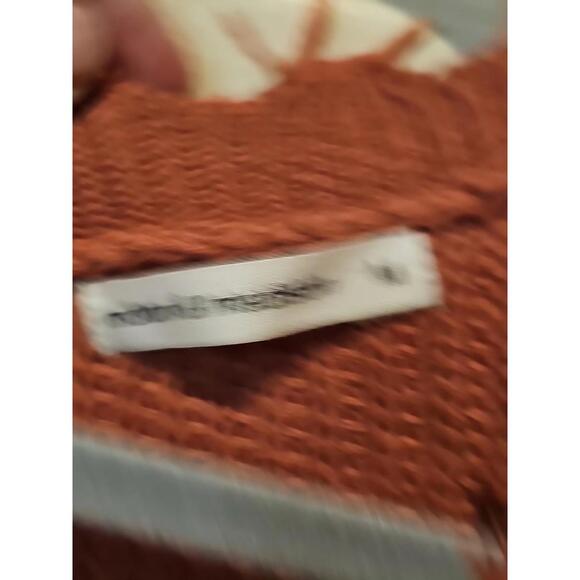 Moon & Madison orange Knit Button Front Cardigan Sweater Cozy Size M - Picture 3 of 5